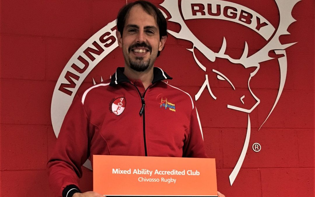 Il Chivasso Rugby celebra i 10 anni con l’Accreditamento Mixed Ability!