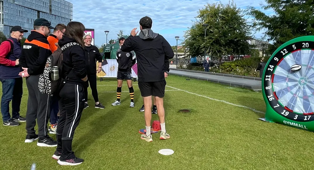 Mixed Ability rugby at Women’s Rugby World Cup fan zone